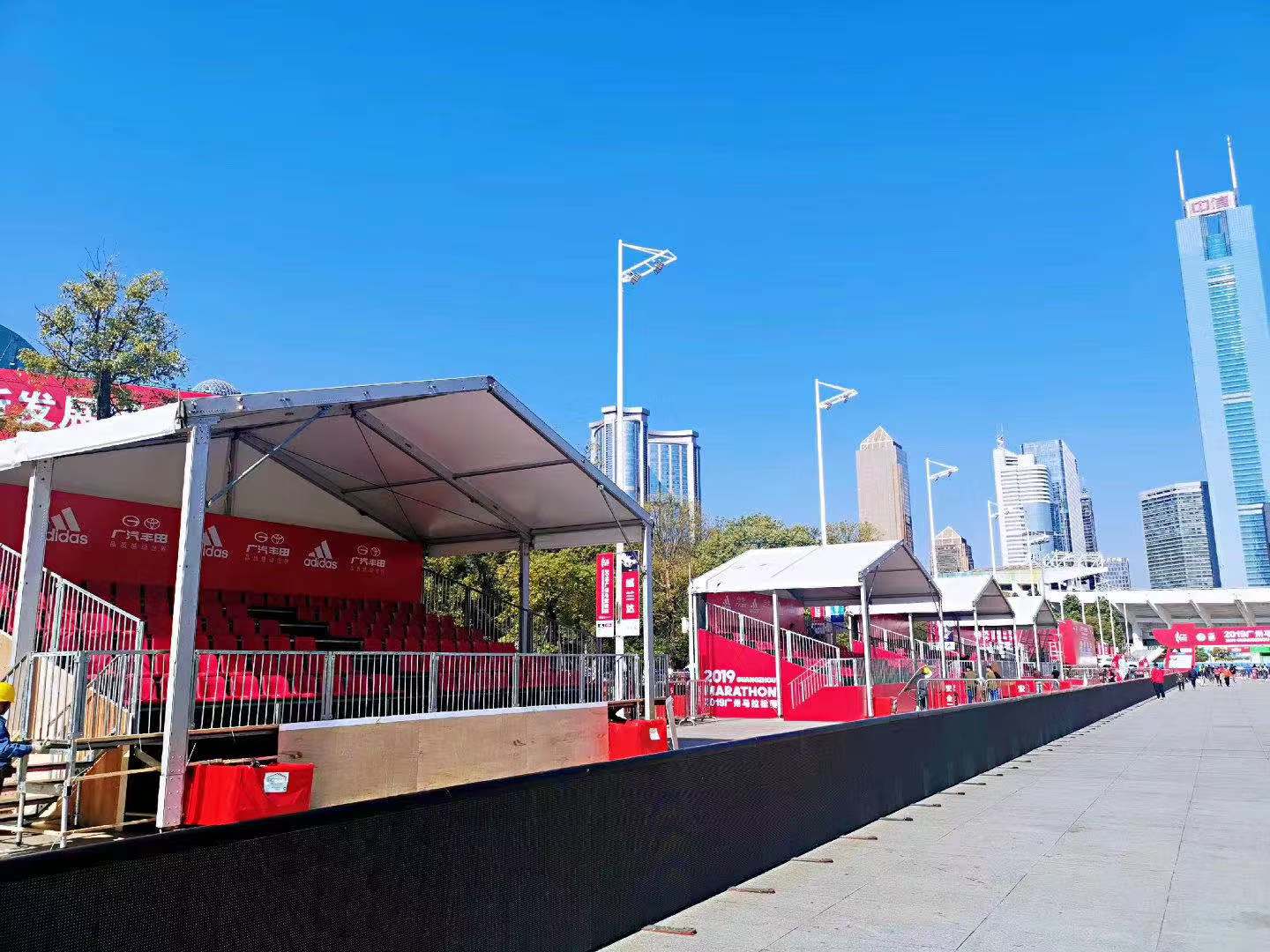 綠蛙看臺與2019廣州馬拉松賽攜手并進，共譜馬拉松賽事新輝煌