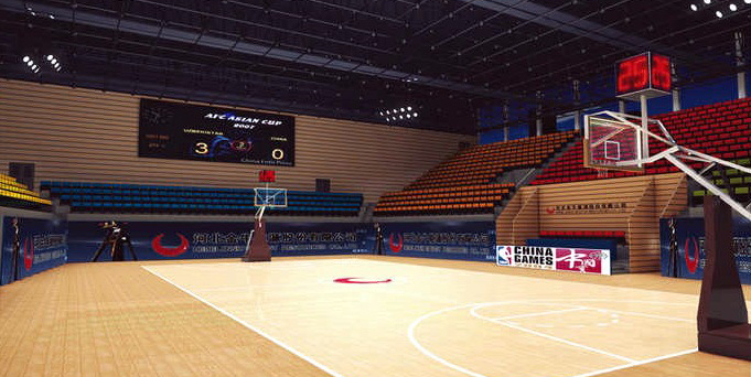 邢臺礦體育館設計方案，現(xiàn)代感十足的看臺是場館更亮眼